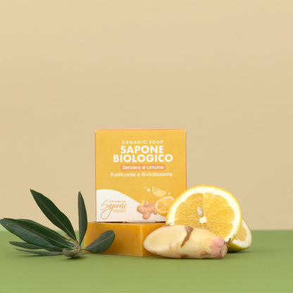 Sapone Biologico per Mani e Corpo - Zenzero e Limone