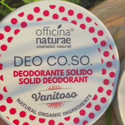 Deodorante Solido Naturale Vanitoso Cocco e Vaniglia - Officina Naturae