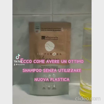 Shampoo in Polvere Rinforzante e Idratante - Cocco e Acido Ialuronico