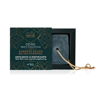 Dolce Natale: Shampoo Solido Anticaduta UOMO + Pettine in Legno