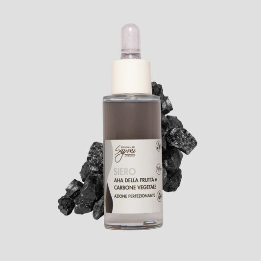 Siero AHA della Frutta e Carbone Vegetale - Perfezionante