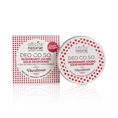 Deodorante Solido Bio Vanitoso - Vaniglia e Latte di Cocco